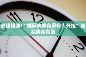 教程辅助!“蛮王大厅透视挂方法”其实确实有挂