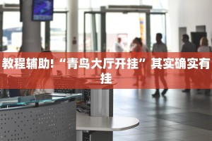 教程辅助!“青鸟大厅开挂”其实确实有挂
