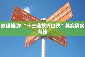 教程辅助!“十三道技巧口诀”其实确实有挂