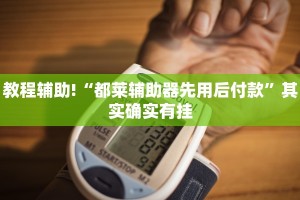 教程辅助!“都莱辅助器先用后付款”其实确实有挂