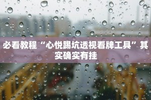 必看教程“大头十三水怎么提高胜率”其实确实有挂