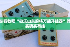 必看教程“微乐山东麻将万能开挂器”其实确实有挂