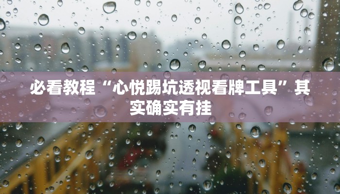 必看教程“大头十三水怎么提高胜率”其实确实有挂