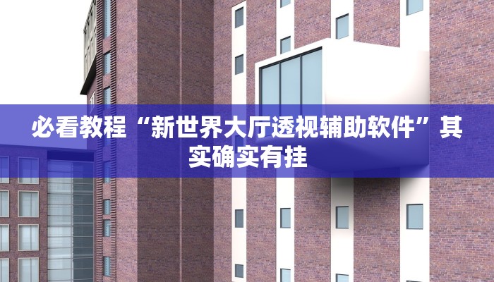 必看教程“九天大厅开挂”其实确实有挂