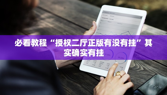 必看教程“授权二厅正版有没有挂”其实确实有挂